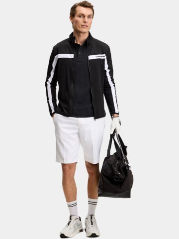 J.Lindeberg Bridge Halbarm Polo schwarz