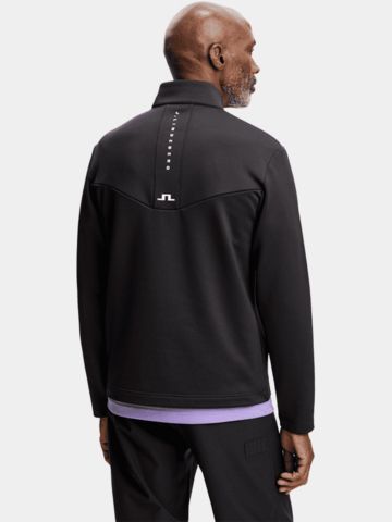 J.Lindeberg Maclean Quarter Stretch – mezivrstva černá