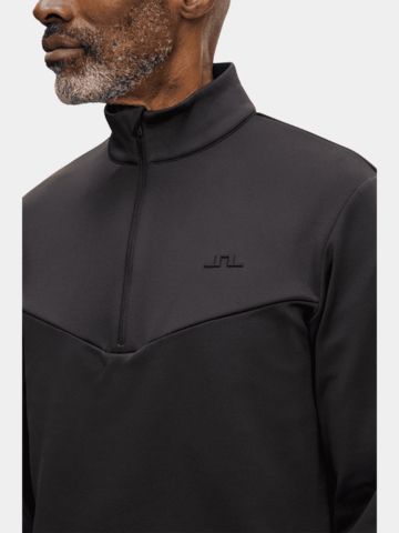 J.Lindeberg Maclean Quarter Stretch – mezivrstva černá