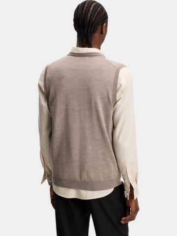 J.Lindeberg Liam Pullunder Strick camel