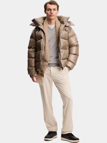 J.Lindeberg Lyman Pullover Strick hellgrau