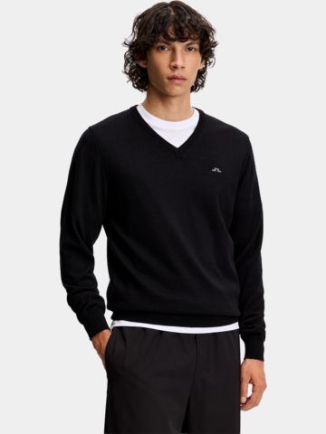 J.Lindeberg Lyman Pullover Strick schwarz