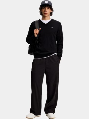 J.Lindeberg Lyman Pullover Strick schwarz