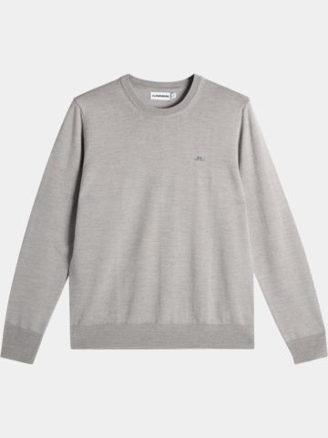 J.Lindeberg Keane Pullover Strick hellgrau