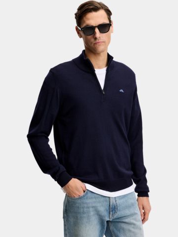 J.Lindeberg Kiyan Troyer Sweater, Navy