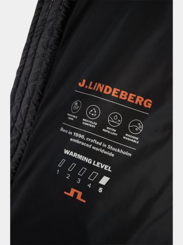 J.Lindeberg Creek Daunen Weste schwarz