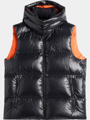 J.Lindeberg Creek Daunen Weste schwarz