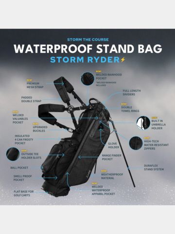 Sunday Golf Storm Ryder černá