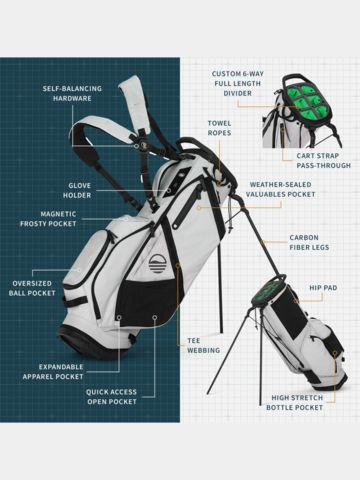 Sunday Golf The Ranger Standbag weiß