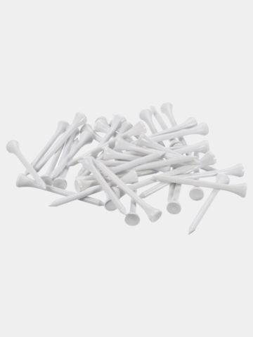 Wooden Tees 70mm weiß