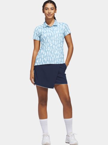 adidas W ULT JACQ SS polokošile s polovičním rukávem světle modrá