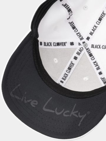 Black Clover Premium Clover Fitted Performance Cap weiß