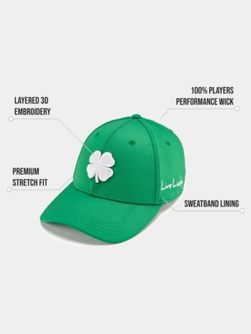 Black Clover Premium Clover Fitted Performance Cap grün