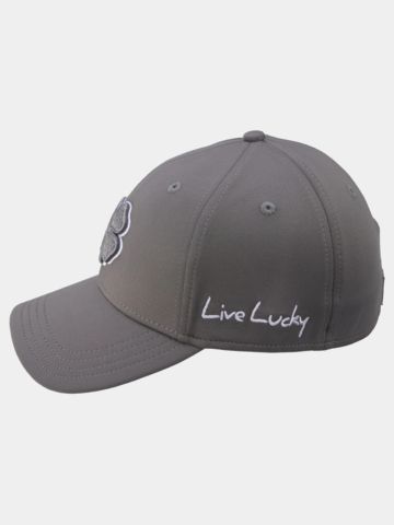 Black Clover Premium Clover Fitted Performance Cap grau