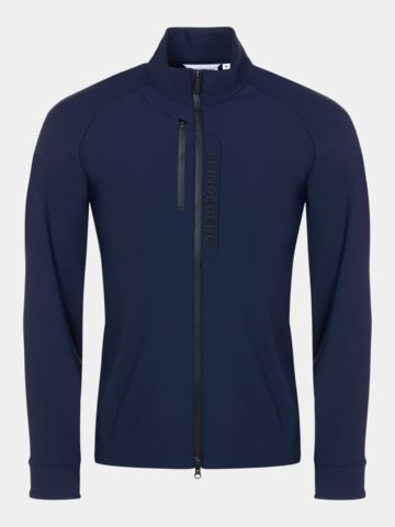 J.Lindeberg Tayler Zip Mid Layer Stretch Jacke navy