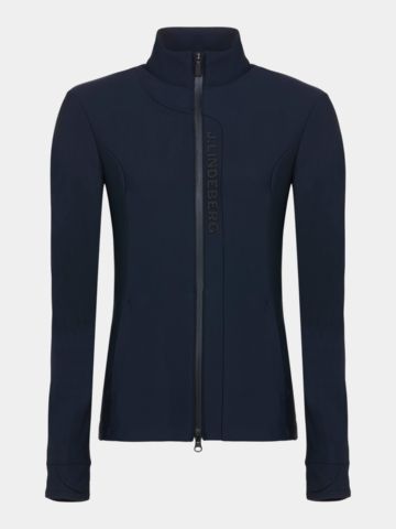 J.Lindeberg Taylor Zip Mid Layer Stretch Jacke schwarz