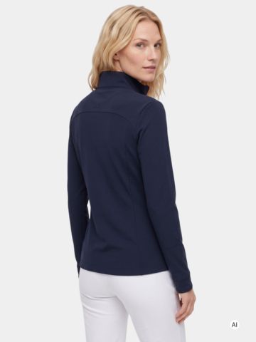 J.Lindeberg Taylor Zip Mid Layer Stretch Jacke schwarz