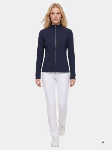 J.Lindeberg Taylor Zip Mid Layer Stretch Jacke schwarz