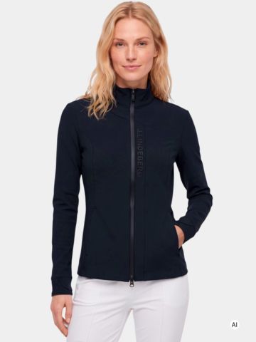 J.Lindeberg Taylor Zip Mid Layer Stretch Jacke schwarz