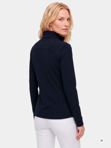 J.Lindeberg Taylor Zip Mid Layer Stretch Jacke schwarz