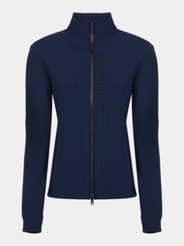 J.Lindeberg Taylor Zip Mid Layer Stretch Jacke navy