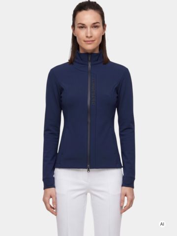 J.Lindeberg Taylor Zip Mid Layer Stretch Jacke navy