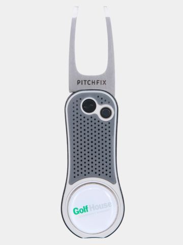 Pitchfix Hybrid Pitchgabel mit GolfHouse-Logo grau