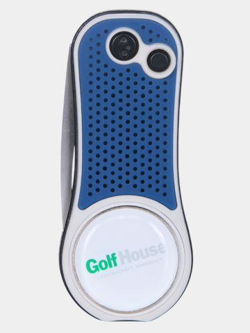 Pitchfix Hybrid Pitchgabel mit GolfHouse-Logo blau