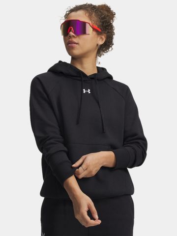 Mikina s kapucí Under Armour Rival Fleece, černá