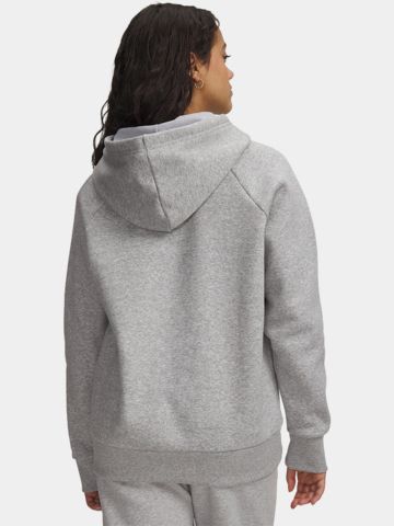 Under Armour Mikina s kapucí Rival Fleece – Mod šedý