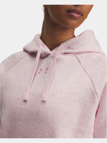 Under Armour Rival Fleece Hoodie-Prime pink