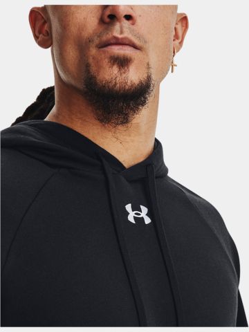 Under Armour Rival Fleece Hoodie schwarz