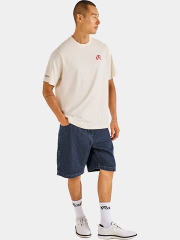 Malbon BERMUDA BENCHMARK TEE T-Shirt ecru