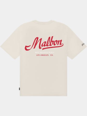 Malbon BERMUDA BENCHMARK TEE T-Shirt ecru