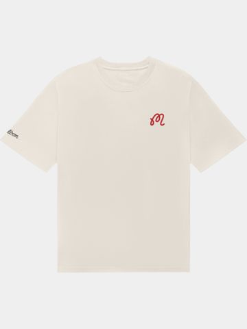 Malbon BERMUDA BENCHMARK TEE T-Shirt ecru