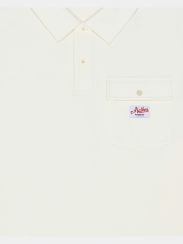 Malbon JOVIS BENCHMARK Halbarm Polo ecru