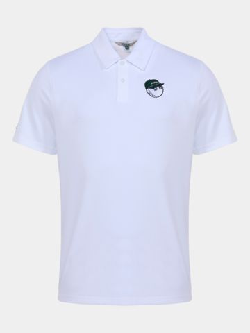 Malbon Polo s krátkými rukávy Fairway Baldwin bílý