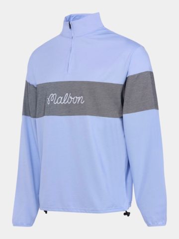 Malbon DENIM CHAMBRAY Svetr se stojáčkem modrá