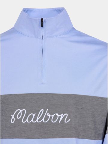 Malbon DENIM CHAMBRAY Svetr se stojáčkem modrá