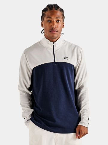 Malbon AURORA Stretch Midlayer navy