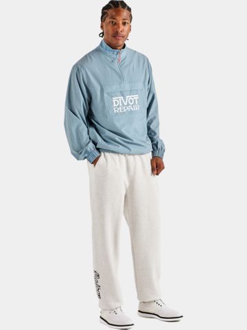 Malbon CYPRESS DIVOT REPAIR Langarm Windshirt denim