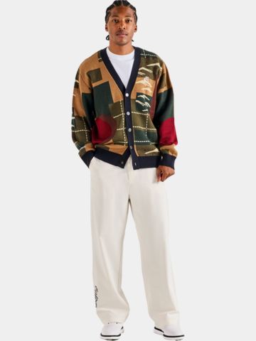 Malbon EDO CARDIGAN Jacke Strick rot