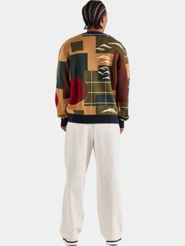 Malbon EDO CARDIGAN Jacke Strick rot