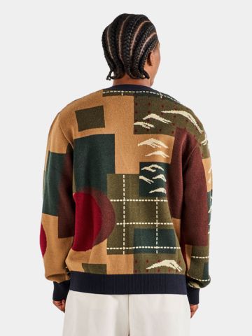 Malbon EDO CARDIGAN Jacke Strick rot