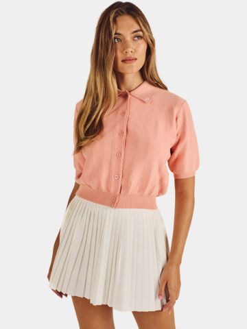 Malbon REN Strick Polo orange