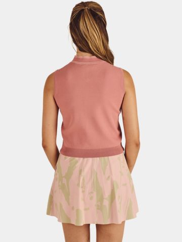 Malbon AMI MOCKNECK Pullunder Strick rosa