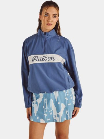 Malbon Crosscourt Blossom Windshirt navy