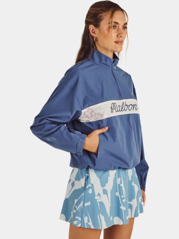 Malbon Crosscourt Blossom Windshirt navy