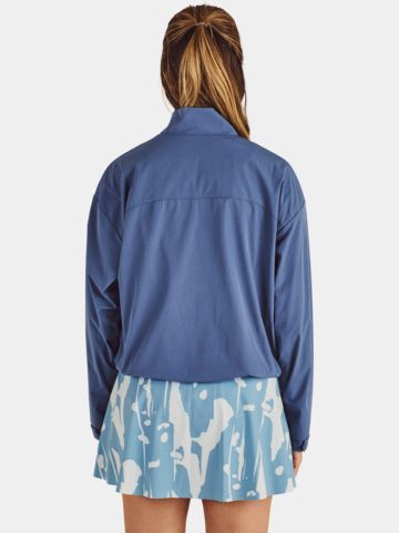 Malbon Crosscourt Blossom Windshirt navy