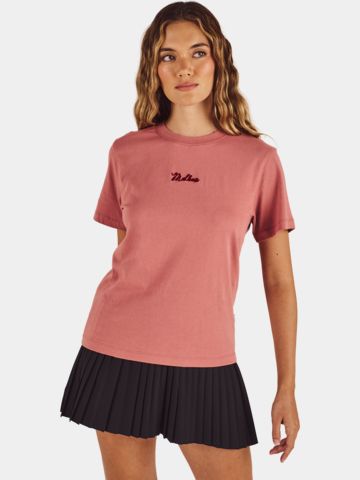 Malbon COSETTE STITCHED TEE T-Shirt rosa